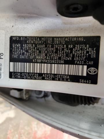 2012 Toyota Camry Base