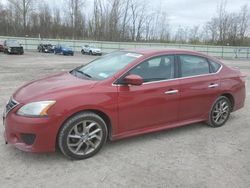Salvage cars for sale from Copart Leroy, NY: 2013 Nissan Sentra S