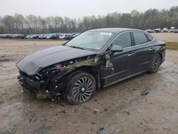 Salvage cars for sale at Charles City, VA auction: 2021 Hyundai Sonata Hybrid