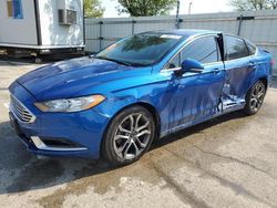 Salvage cars for sale at Moraine, OH auction: 2017 Ford Fusion SE