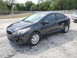 Salvage cars for sale at Fort Pierce, FL auction: 2017 KIA Forte LX