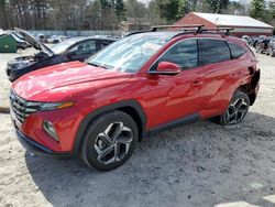 Salvage cars for sale at Mendon, MA auction: 2023 Hyundai Tucson Limited