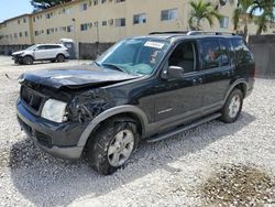 Ford Explorer salvage cars for sale: 2004 Ford Explorer XLT