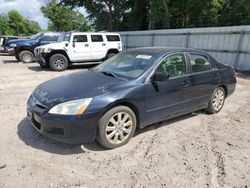 Salvage cars for sale at Midway, FL auction: 2007 Honda Accord EX