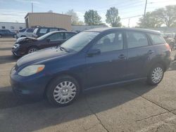 Salvage cars for sale from Copart Moraine, OH: 2004 Toyota Corolla Matrix XR