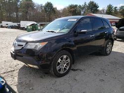 Salvage cars for sale from Copart Mendon, MA: 2009 Acura MDX