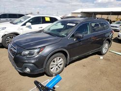 Salvage cars for sale from Copart Brighton, CO: 2019 Subaru Outback 2.5I Premium