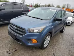 Salvage cars for sale at Bridgeton, MO auction: 2018 Ford Escape S