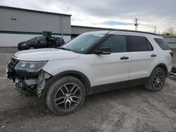 Vehiculos salvage en venta de Copart Leroy, NY: 2017 Ford Explorer Sport