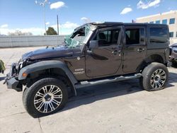 Jeep salvage cars for sale: 2013 Jeep Wrangler Unlimited Sport