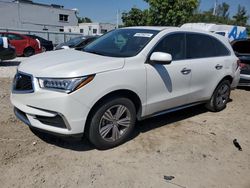 Salvage cars for sale from Copart Opa Locka, FL: 2020 Acura MDX