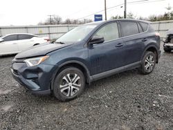 Salvage cars for sale at Hillsborough, NJ auction: 2018 Toyota Rav4 LE