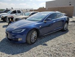Salvage cars for sale at Mentone, CA auction: 2018 Tesla Model S
