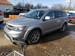 Salvage cars for sale from Copart Columbus, OH: 2018 Dodge Journey GT