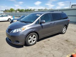 Salvage cars for sale at Pennsburg, PA auction: 2015 Toyota Sienna LE