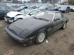 Salvage cars for sale at New Britain, CT auction: 1985 Mazda RX7 13B