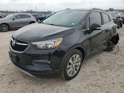 Salvage cars for sale from Copart Houston, TX: 2018 Buick Encore Preferred