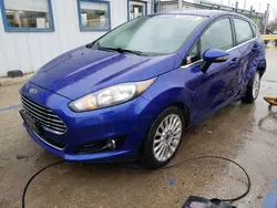Salvage cars for sale from Copart Pekin, IL: 2014 Ford Fiesta Titanium
