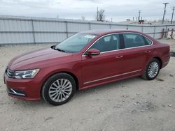 Salvage cars for sale from Copart Appleton, WI: 2016 Volkswagen Passat SE