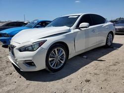 Carros salvage para piezas a la venta en subasta: 2021 Infiniti Q50 Luxe