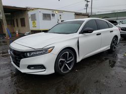 Salvage cars for sale at New Britain, CT auction: 2019 Honda Accord Sport