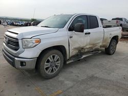 Salvage cars for sale at Grand Prairie, TX auction: 2014 Toyota Tundra Double Cab SR/SR5