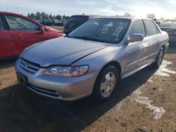 Salvage cars for sale at Elgin, IL auction: 2001 Honda Accord EX