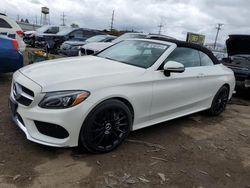 Salvage cars for sale at Chicago Heights, IL auction: 2017 Mercedes-Benz C 300 4matic