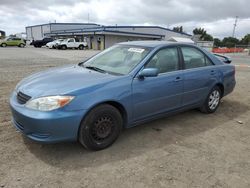 Salvage cars for sale at San Diego, CA auction: 2004 Toyota Camry LE