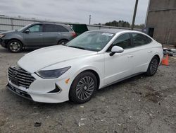 Salvage cars for sale from Copart Fredericksburg, VA: 2021 Hyundai Sonata Hybrid