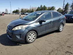 Salvage cars for sale from Copart Denver, CO: 2011 Ford Fiesta S