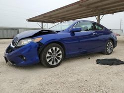 Salvage cars for sale from Copart Temple, TX: 2015 Honda Accord EX