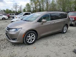 Salvage cars for sale from Copart Waldorf, MD: 2017 Chrysler Pacifica Touring L