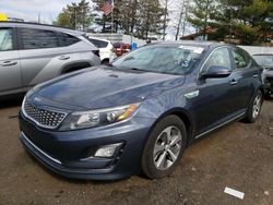 Salvage cars for sale at New Britain, CT auction: 2015 KIA Optima Hybrid
