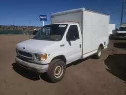 Salvage cars for sale from Copart Colorado Springs, CO: 2002 Ford Econoline E350 Super Duty Cutaway Van