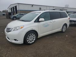 Salvage cars for sale at New Britain, CT auction: 2013 Toyota Sienna XLE