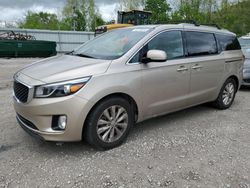 KIA Sedona ex salvage cars for sale: 2016 KIA Sedona EX