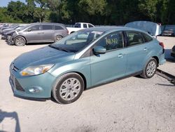 Salvage cars for sale at Ocala, FL auction: 2012 Ford Focus SE