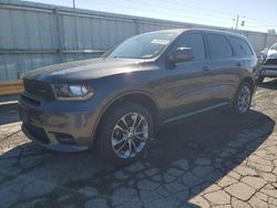 Salvage cars for sale from Copart Dyer, IN: 2019 Dodge Durango GT
