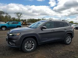 Salvage cars for sale at Des Moines, IA auction: 2021 Jeep Cherokee Latitude LUX