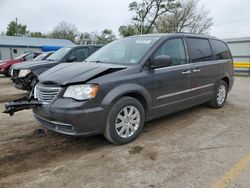 Vehiculos salvage en venta de Copart Wichita, KS: 2016 Chrysler Town & Country Touring