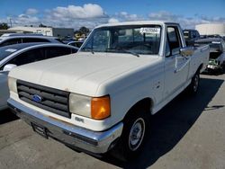 Salvage cars for sale at Martinez, CA auction: 1987 Ford F150