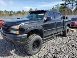Salvage cars for sale from Copart Windham, ME: 2006 Chevrolet Silverado K1500