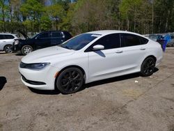 Salvage cars for sale at Austell, GA auction: 2015 Chrysler 200 S