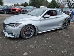 Salvage cars for sale from Copart Finksburg, MD: 2017 Infiniti Q60 RED Sport 400