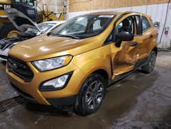 Ford Ecosport S Vehiculos salvage en venta: 2022 Ford Ecosport S