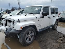 Salvage cars for sale from Copart Columbus, OH: 2016 Jeep Wrangler Unlimited Sahara