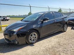 Salvage cars for sale at Houston, TX auction: 2017 Toyota Prius