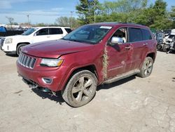 Jeep Grand Cherokee salvage cars for sale: 2015 Jeep Grand Cherokee Overland