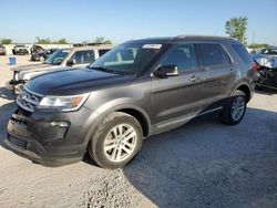 Salvage cars for sale from Copart Kansas City, KS: 2018 Ford Explorer XLT